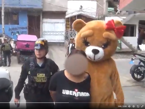 Viral Police Undercover as Teddy Bear Arrests Drug Dealer