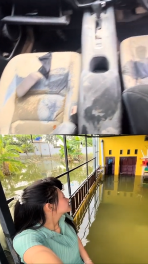Wanita Ini Perlihatkan Kondisi Rumahnya yang Terkena Banjir Demak, Mobil Mewah hingga Barang Berharga Basah