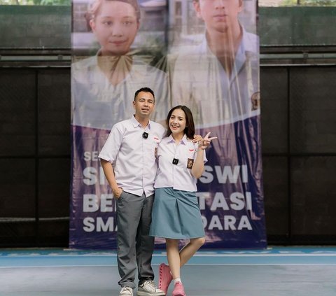 8 Portraits of Raffi Ahmad and Nagita Slavina Celebrating Birthday in High School Uniform, Remembering Time Acting Together in Soap Operas?