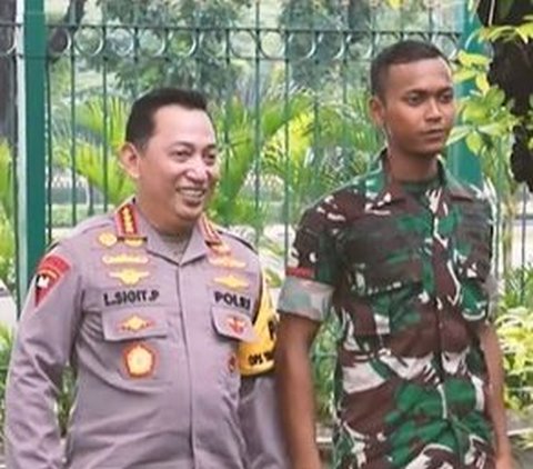 Kejadian Unik Nama Anggota TNI & Brimob Sama dengan Kapolri & Kasad, Langsung Dapat 'Hadiah' dari Sang Jenderal di Tempat