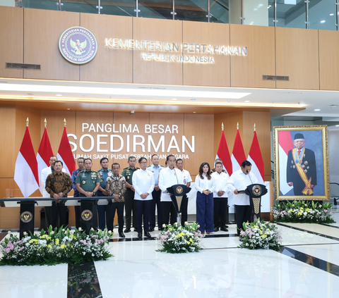 Prabowo Dampingi Jokowi Resmikan RS TNI Terbesar RI, Fasilitas 1.000 Bed dan 11 Ruang Operasi