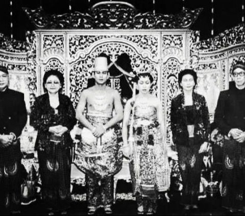 10 Old Photos of Prabowo & Titiek Soeharto's Wedding Reception, Super Luxurious, Handsome in Javanese Traditional Attire