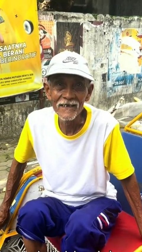 Kisah Kakek Tukang Becak yang Penghasilannya Tak Sampai Rp50 Ribu Sebulan, Bikin Haru