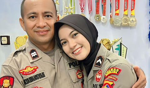 Polwan Berwajah Cantik ini Curi Perhatian