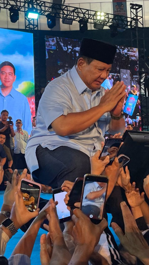 Kampanye di Makassar, Prabowo Kenang Momen Pilpres 2019 Kalahkan Jokowi di Sulsel