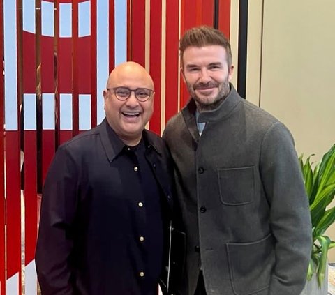 Potret Irwan Mussry Unggah Foto Bareng David Beckham saat Bertemu di Kuala Lumpur, Bikin Heboh