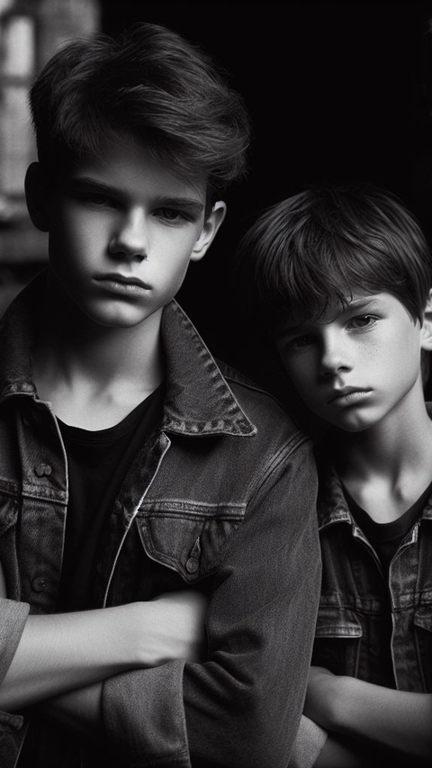 Ilustrasi Anak Bersaudara