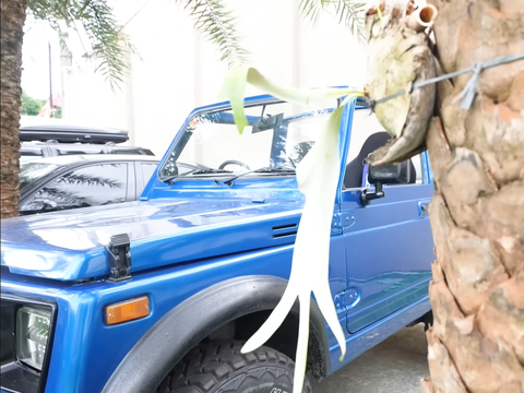Intip Potret Garasi di Rumah Ustaz Solmed, Berderet Mobil Mewah Hingga Mobil Klasik