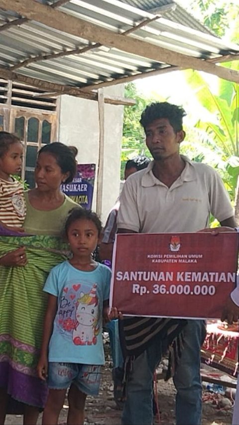 Ahli Waris Ketua KPPS di Malaka Tengah NTT Meninggal Usai Kawal Pemilu Dapat Santunan Rp46 Juta