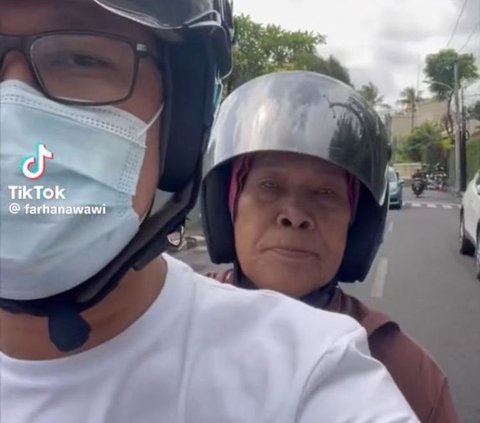 Aksi Pria Ajak Ibunya Liburan ke Bali Berdua Ini Viral, Curi Perhatian