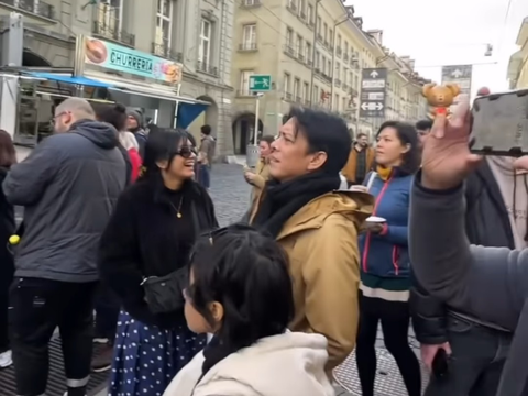 6 Potret Keseruan Ariel Noah saat Jajal Paralayang di Interlaken Swiss, Nikmati Pemandangan Indah dari Ketinggian