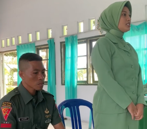 Viral Wanita Bagikan Momen Pengajuan Nikah dengan Anggota TNI, Harus Hafal Mars Persit