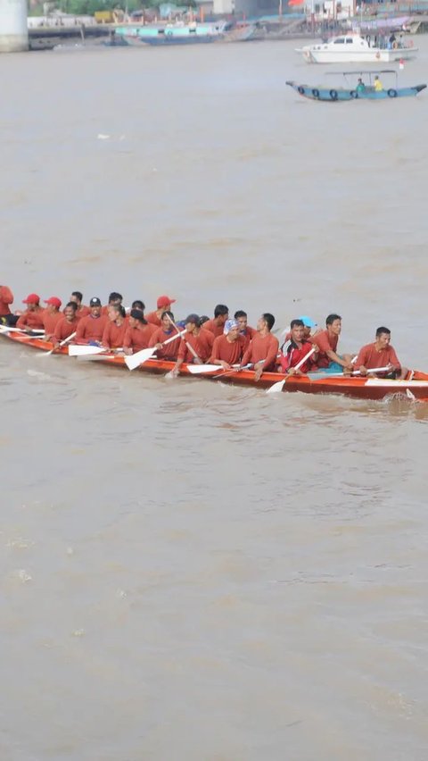 Perahu Bidar, Tradisi Lomba Perahu di Sungai Musi yang Sudah Ada sejak 1898<br>