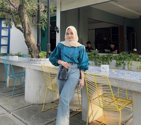 Inspiration for Combining Blue Colors for Hijabers, Let's Copy