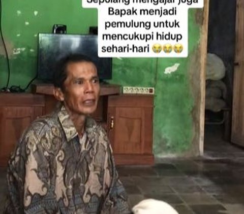 Kisah Guru Honorer 36 Tahun Ngajar, Upah Tak Cukup Sampai jadi Pemulung Usai Mengajar