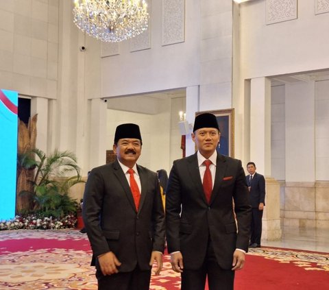 Jokowi Lantik AHY Jadi Menteri ATR/BPN, Hadi Tjahjanto Menko Polhukam