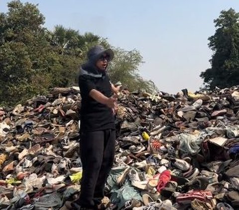 Sepatu Bekas Menggunung Boleh Diambil Gratis, Lokasinya Masih Misterius Bikin Penasaran