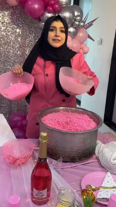 Cute tapi Bikin Geger, Nasi Biryani Dibuat Versi Warna Pink