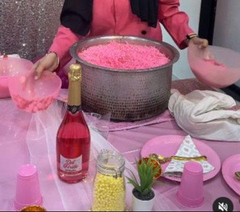 Cute but Shocking, Pink Version of Biryani Rice