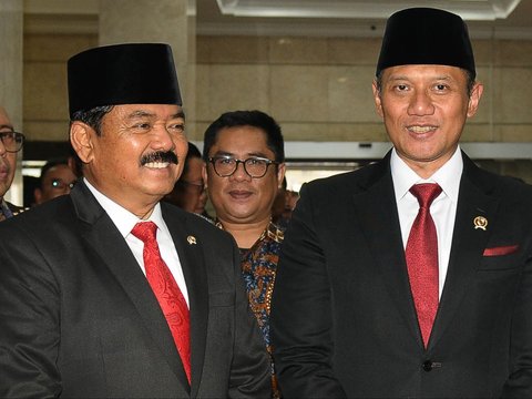 FOTO: Dampingi AHY Sertijab Menteri ATR BPN Indonesia Maju, Kecantikan Annisa Pohan Mencuri Perhatian