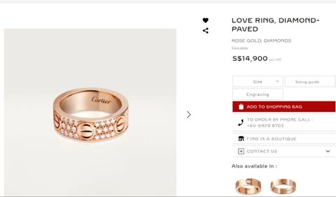 Cartier Love Ring Diamond
