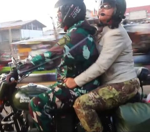 Laksanakan Tugas, Mayjen Kunto Arief Pakai Motor Bareng Istri ke Sumedang ketemu Gen Z