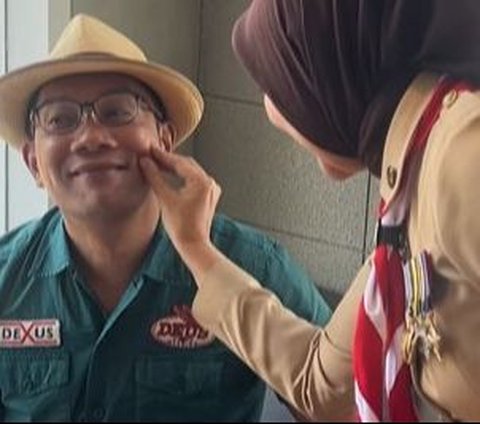 Considered an Easy Opponent in the Jakarta DKI Election, Ridwan Kamil Responds to Sahroni Using Mandra's Video