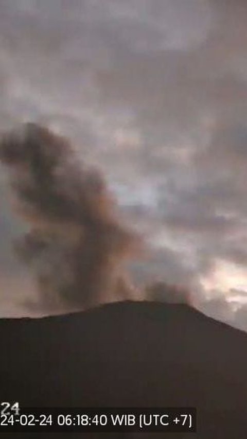 Gunung Marapi Sumbar Kembali Erupsi Pagi Ini, Tercatat 186 Letusan Sejak Desemeber 2023