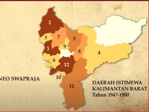 Sejarah Berdirinya Daerah Istimewa Kalbar, Wilayahnya Terdiri dari Berbagai Kerajaan