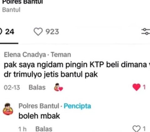 Ngidam Ransum Polisi, Ibu Hamil Ini Langsung Dapat Kejutan dari Polisi Bantul