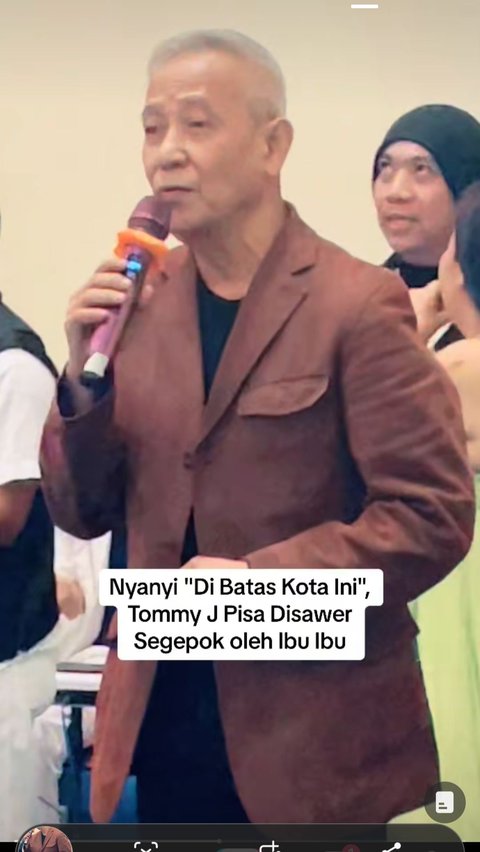 Terkenal di Era 1980-an, Penyanyi Lawas Tommy J Pisa Kini Nyanyi di Hotel Disawer Duit Segepok Sama Ibu-ibu