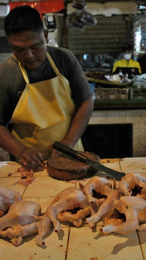 Komoditas yang naik harga yaitu minyak goreng kemasan sederhana, daging ayam ras, gula konsumsi, tepung terigu kemasan (non-curah), dan garam halus beryodium. Foto: merdeka.com / Imam Buhori