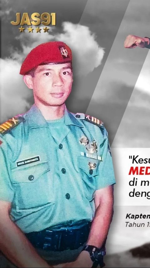 Foto lawas Jenderal Agus saat berpangkat Kapten menjadi sorotan. 