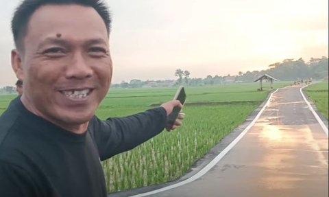 Jalan di Kampung Ini Bersih dan Mulus Banget Karena Sering Dipel, Viewnya Menakjubkan Bikin Melongo