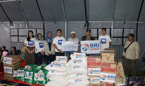 BRI Sigap Salurkan Bantuan Sembako Ke Korban Puting Beliung Sumedang