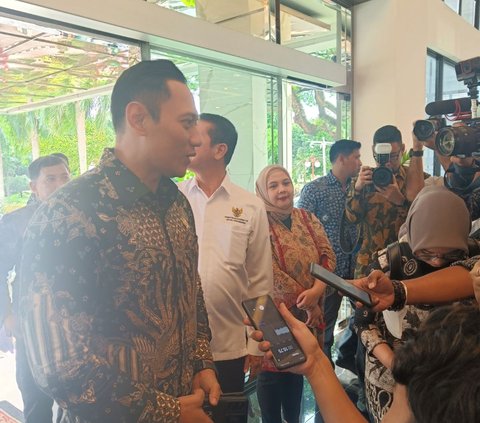 AHY Temui Airlangga di Kantor Kemenko Perekonomian, Minta Arahan soal Tugas Menteri ATR/BPN