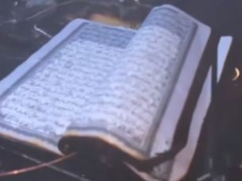 Viral Quran Found Intact in the Midst of a Severe Fire, Letters Still Clearly Visible