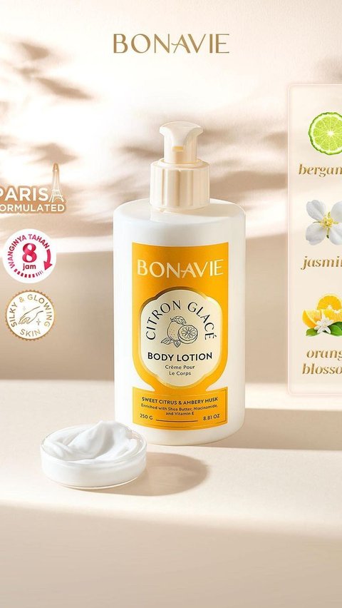 4. BONAVIE Body Lotion Citron Glace