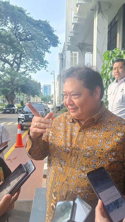 Usai Bertemu Jimly, Airlangga: Golkar Tak Dukung Hak Angket