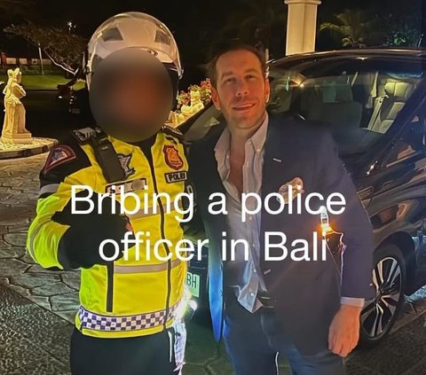Viral Video Polantas di Bali Disuap USD100, Polisi Telusuri Bule Pengunggahnya