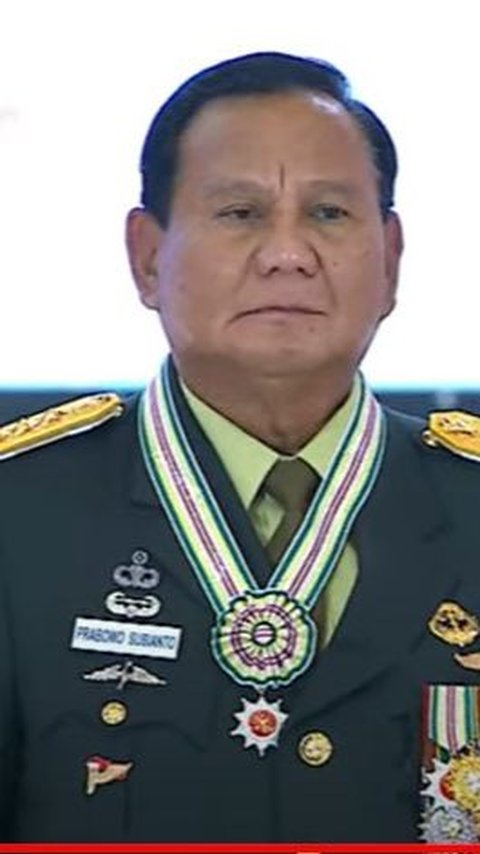Sah Jadi Jenderal Bintang Empat, ini Potret Prabowo Subianto Kembali Kenakan Seragam Perwira Tinggi TNI