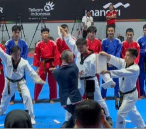 Aksi Keren Jenderal TNI Keluarkan Jurus Taekwondo, Bikin Kagum Semua Bersorak