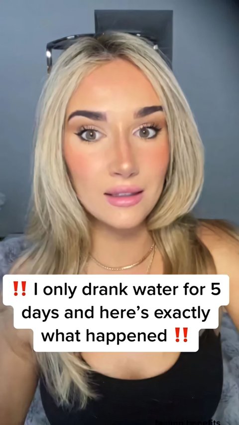 Story of a Woman Doing Extreme Water Fasting Diet for 5 Days, Surprisingly This is What Happened to Her Body