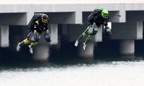 FOTO: Pertama di Dunia, Balapan ala 'Iron Man' Digelar di Dubai