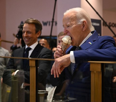 Presiden Amerika Serikat, Joe Biden menanggapi kondisi Gaza yang semakin hari kian memprihatinkan di tengah gempuran militer Israel yang berlangsung di sejumlah titik di Jalur Gaza. Foto: AFP / JIM WATSON<br>