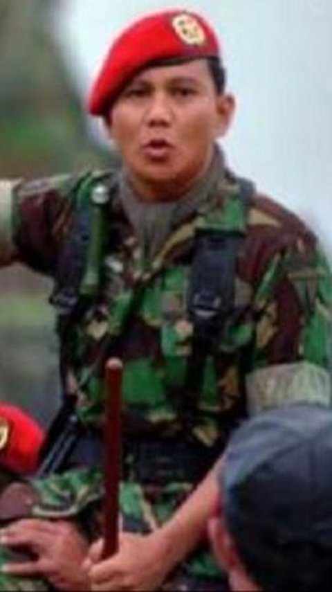 Tetap Kopassus, ini Potret Prabowo Subianto Pakai Baret Merah Usai Jadi Jenderal Bintang Empat