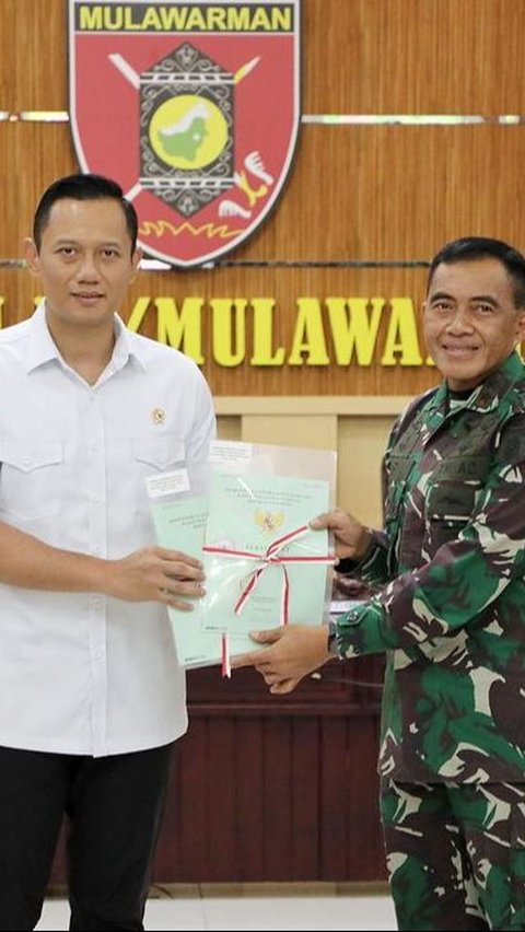 Mas Menteri AHY Ketemu Jenderal Bintang Dua, Bawa Sertifikat Markas TNI Segera Dibangun