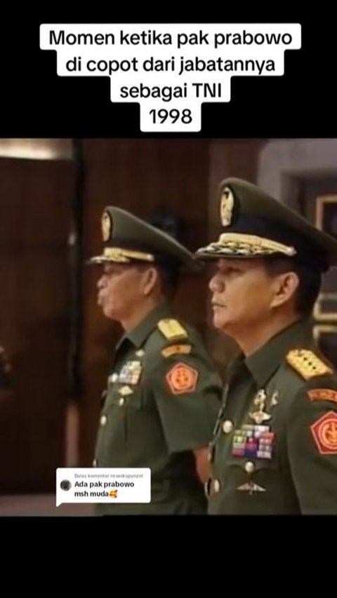 Now Becoming a 4-Star General, Here's the Moment Prabowo was Dismissed from the Indonesian National Army in 1998