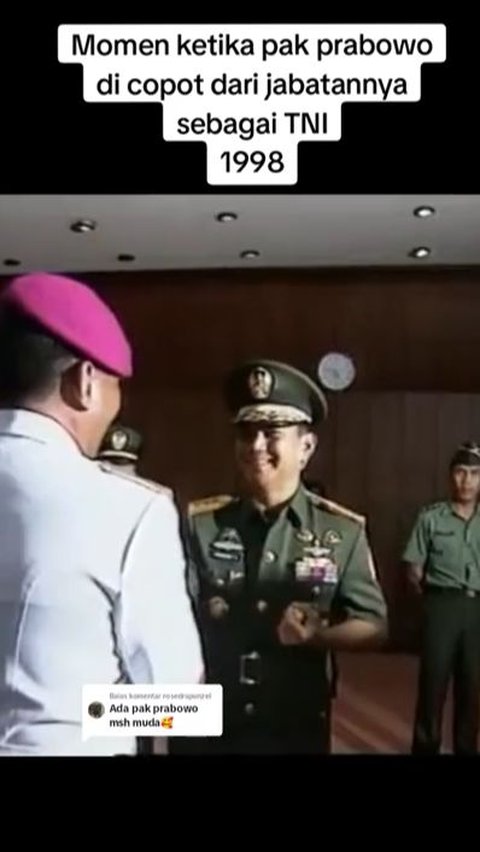 Now Becoming a 4-Star General, Here's the Moment Prabowo was Dismissed from the Indonesian National Army in 1998