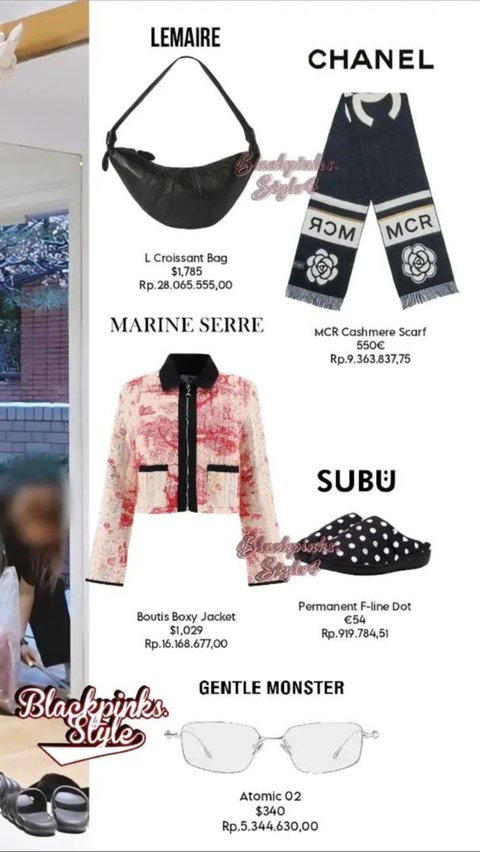 Unique Style of Jennie Blackpink Using 'Kerudung' Scarf